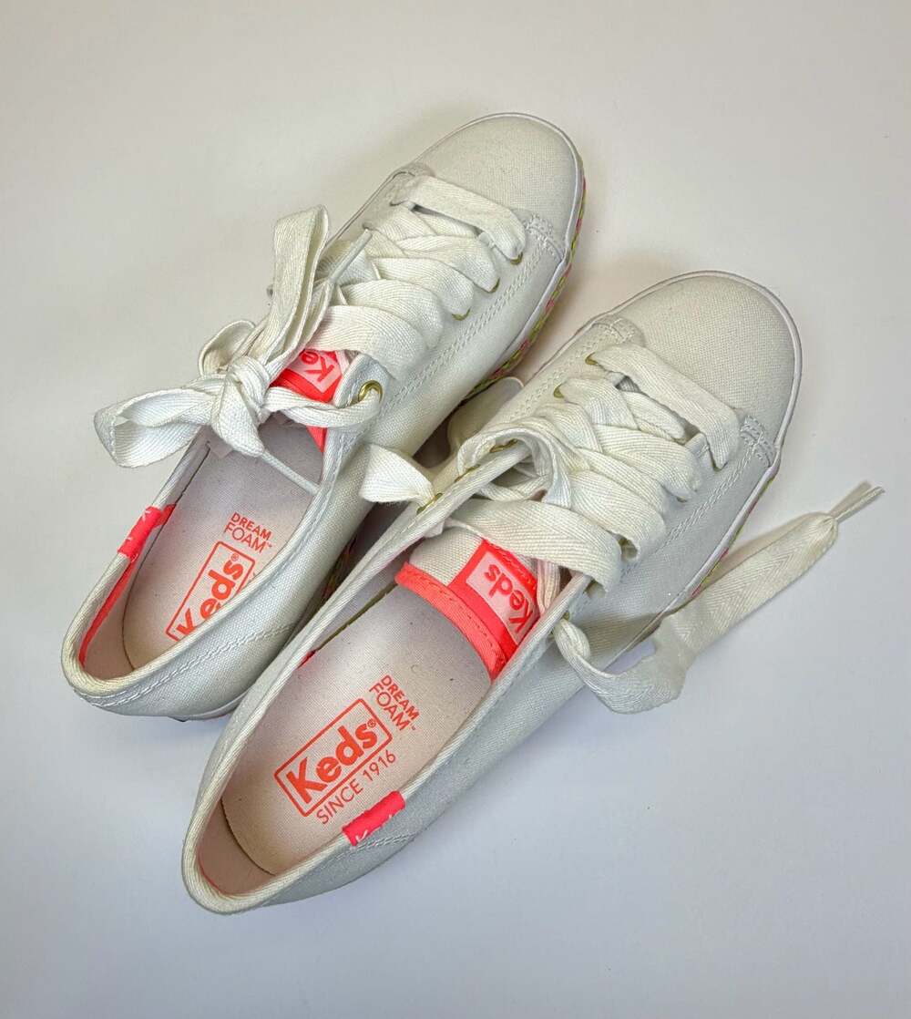 Keds Triple Kick Embroidered Foxing Platform Sneakers Women's Size 7.5 - Picture 4 of 16